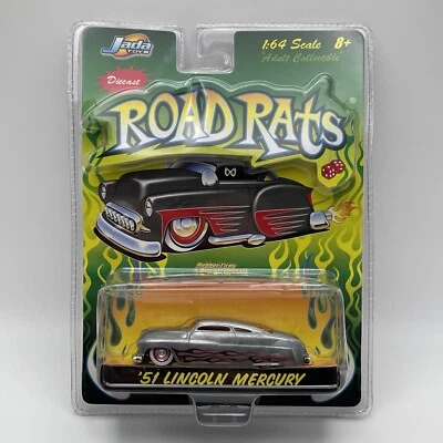 2003 Jada Toys Road Rats ‘51 Lincoln Mercury Diecast 1:64 Scale MINT - Image 1 of 4