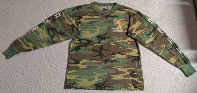 Riot Society Mens Medium Camouflage Polyester Blend Long Sleeve Graphic Shirt 24 - Image 1 of 4