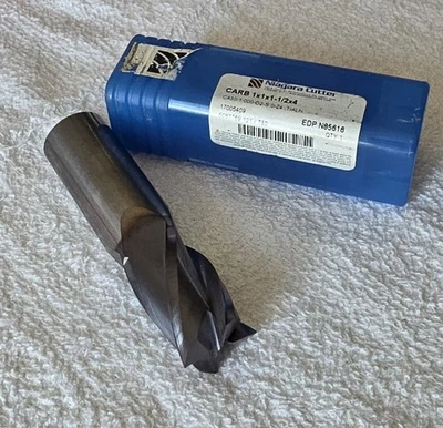 Niagara Cutter 1" Carbide End Mill 1" x 1" x 1-1/2" x 4"-FL 4 EDP N85616- TiALN - Image 1 of 4