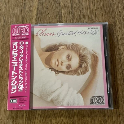 OLIVIA NEWTON-JOHN Greatest 2 JAPAN CD CP35-3046 4A3  BLACK TRIANGLE Smooth case - Image 1 of 4