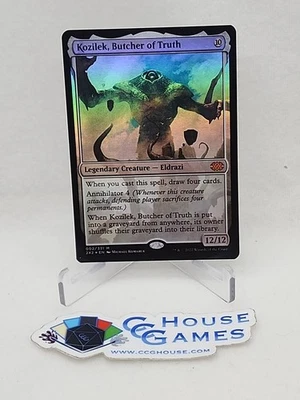 Kozilek Butcher of Truth MISPRINT MISCUT BACK FOIL Double Masters MTG *CCGHouse* - Image 1 of 4