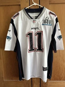 Super Bowl Lii Julian Edelman Football Jersey - Picture 1 of 5