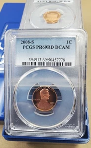 1984-2020-S Lincoln Cent PCGS PR69DCAM - 14pc Bulk Lot - Picture 1 of 12