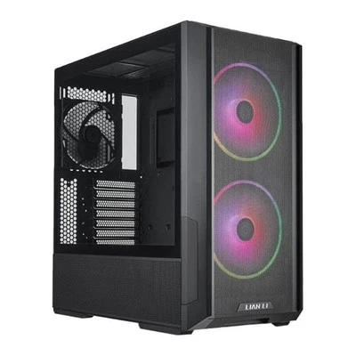 Lian Li LANCOOL 216, Black, RGB, Mid Tower Chassis, Tempered Glass Window, 2x 16 - Image 1 of 4
