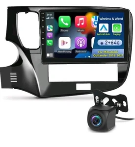 2+64G For Mitsubishi Outlander 2018-2021 Android 13 Carplay Car GPS Radio Stereo - Imagen 1 de 5