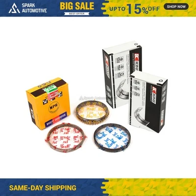 Piston Rings Main Rod Bearings Fit 1991-1997 Toyota Previa 2.4L DOHC - Image 1 of 4