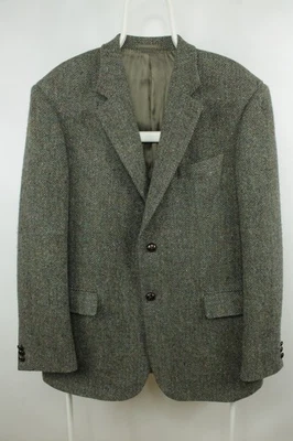 Harris Tweed Gurteen Herringbone Donegal Wool Blazer Jacket Men’s Size 42/52Long - Image 1 of 4