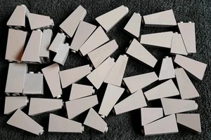 LEGO Gris Oscuro Pendientes Paquete Mixto Pilar Soporte Techo Largo Piezas de Ladrillo Liso - Imagen 1 de 4