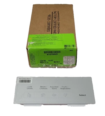 W10758049 WHIRLPOOL REFRIGERATOR CONTROL BOARD NEW IN BOX - Image 1 of 4