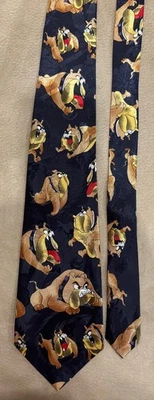 CORBATA CUELLO VINTAGE A. ROGERS 100% POLIÉSTER BULL DOGS Foto 1 de 2