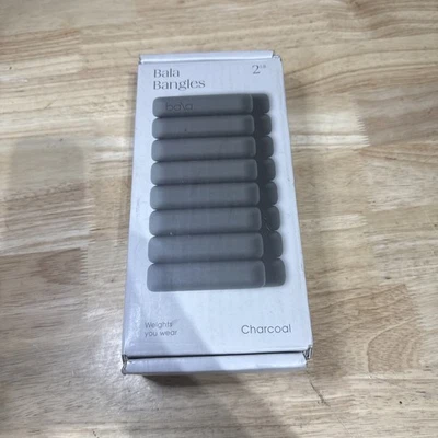 Brazaletes pesas de muñeca y tobillo para mujeres y hombres (carbón) 2 libras cada peso Foto 1 de 4