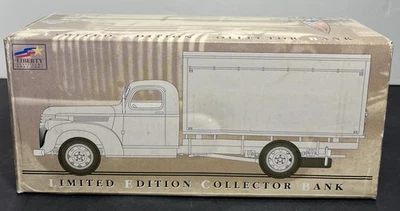 Liberty Classics Joie Chitwood 1942 Chevrolet Box Truck Coin Bank Diecast - Image 1 of 4