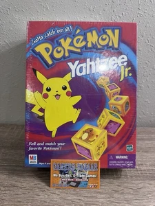 🔥Vintage Pokemon Yahtzee Jr. Board Game Milton Bradley 1999 Board Game SEALED‼️ - Picture 1 of 6