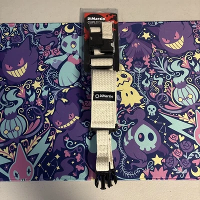 CORREA DE GUITARRA CORTA DE ALGODÓN CON CLIPLOCK DIMARZIO DE 2 PULGADAS DE ANCHO BLANCO DD2200CNS Foto 1 de 4