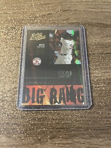 2005 Donruss Leather & Lumber Big Bang Gold #’D /100 David Ortiz #BB-9 HOF