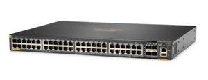 HPE/ARUBA CX6200-48G PoE+ 740W - L3 (JL728A) - 48x GbE PoE+ 4x SFP+ OpenBox RENW - Picture 1 of 7