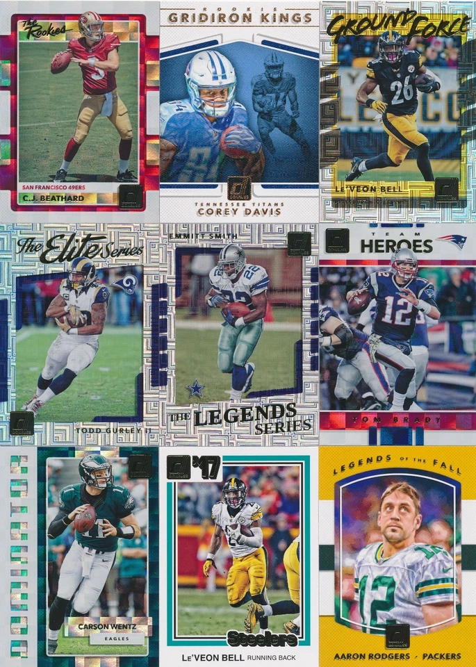 2017 Donruss Football INSERTS ELITE, THE ROOKIES, GRIDIRON KINGS+ Pick From List - Image 1 of 1