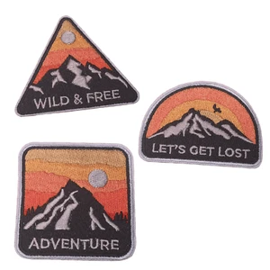 Camping Naturaleza Hierro en Parches Coser Insignia Bordada Aventura en la Naturaleza - Imagen 1 de 9