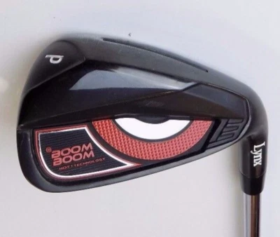 Lynx Boom Boom Pitching Wedge True Temper S85 Stiff Flex Steel Shaft Lynx Grip - Image 1 of 2