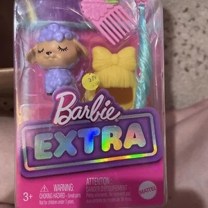 Barbie Extra Pet & Fashion Pack with Pet Lamb, Fashion Pieces & Accessories, New - Picture 1 of 4