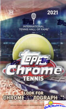 2021 Topps CHROME Tennis Factory Sealed HOBBY Box! Look for Coco Gauff Autos!