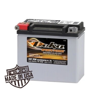 Deka ETX12 Battery - 12V 10AH 180 CCA, 1 Yr Warranty, USA Made - Image 1 of 2