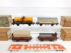 4x Trix Express H0/DC/3L Blech-Güterwagen: 20/78 Shell etc, 2. Wahl #CO855-0,5