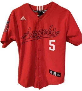 Adidas Los Angeles Angels Anaheim Albert Pujols #5 MLB Youth Size Medium Jersey - Picture 1 of 7