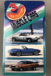 Muscle Cars VHS Video Tape Set ( 3 Videos ) Ford Chevy Dodge GM Pontiac Plymouth - Picture 1 of 6