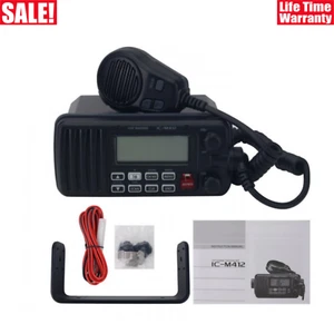 IC-M412 25W Stały montaż VHF Morski nadajnik-odbiornik klasy D z mikrofonem ręcznym - Zdjęcie 1 z 9