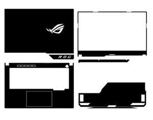 Kohlefaser Laptop Aufkleber Skin Decal Cover für Asus ROG Strix G15 G513QE 15,6" - Bild 1 von 34