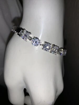 BRAZALETE CS TONO PLATA CAROLEE 7” CS 463 NUEVO SIN ETIQUETAS Foto 1 de 4