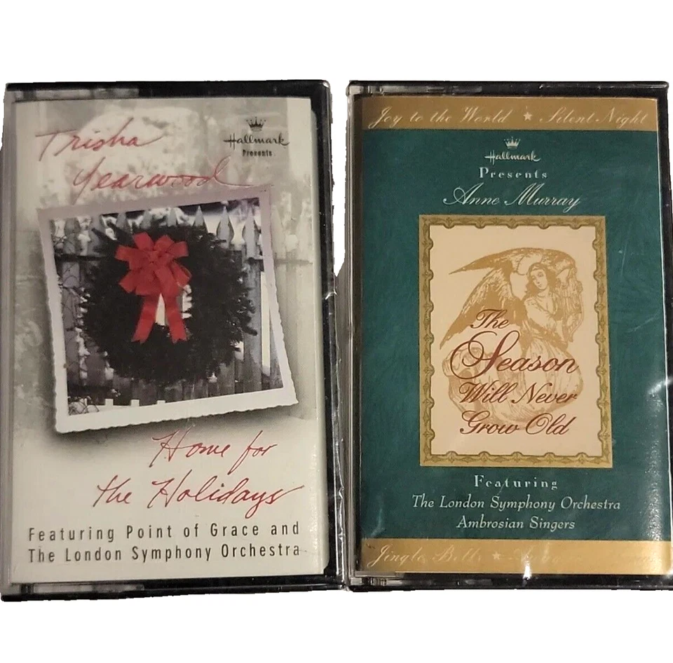 Trisha Yearwood Anne Murray Hallmark Christmas Cassette Tape 1993 1997 Holiday - Image 1 of 4