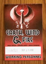 Earth, Wind & Fire Backstage Pass 1999