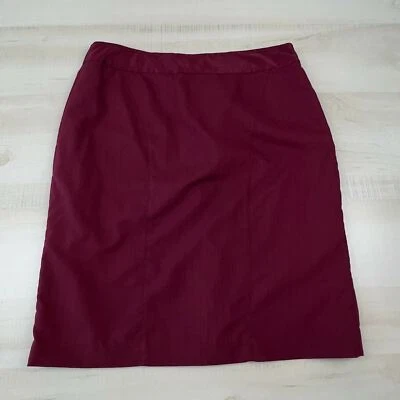 Falda lápiz Attention para mujer 12 borgoña forrada recta carrera damas Foto 1 de 4