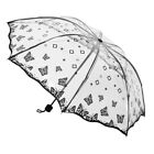 Transparent Umbrella Butterfly Pattern Umbrella Folding Umbrella
