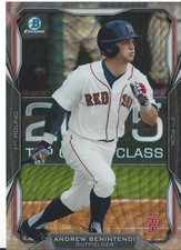 2015 Bowman Draft Tops Of Class Box Topper Andrew Benintendi #/50