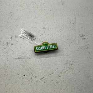 Green & Black Sesame Street Shoe Charm NEW - Picture 1 of 3