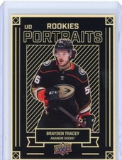 2022-23 Upper Deck Brayden Tracey UD Rookie Portraits - Anaheim Ducks