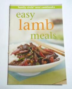 Easy LAMB Meals Recipes Cookbook Family Circle NEW Mini Cookbook Cooking Tasty