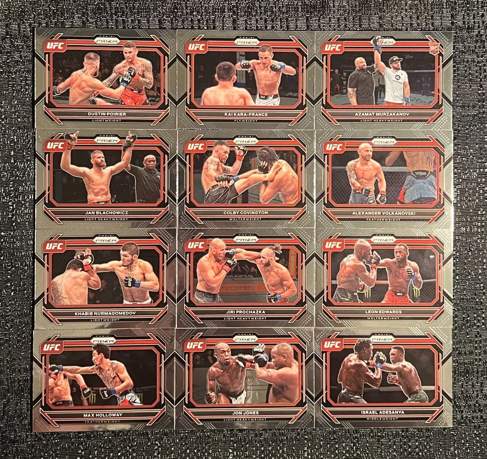 2023 Panini Prizm UFC Base HORIZONTAL Complete Your Set You Pick MMA Card #1-100 - Image 1 of 1