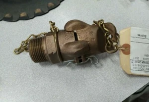 Dixon 48440978 Brass Valve and Coupling 1"NPT Male with 48441067 Blank End - Picture 1 of 3