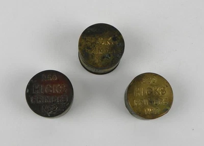 3 imprimaciones Hicks vintage n.º 2 latas, una 350 - dos 250, vacías Foto 1 de 4