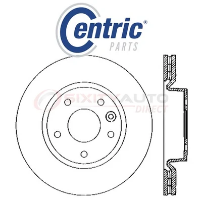 Centric C-TEK Disc Brake Rotor for 2014-2017 Land Rover Range Rover 3.0L mh Foto 1 de 4