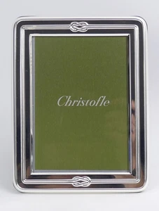CHRISTOFLE FRENCH STERLING SILVER EASEL BACK PHOTO FRAME - Picture 1 of 4