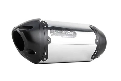 Two Brothers Racing S1-R Slip-On - Aluminum Muffler Motorcycle 005-3850406-S1B - Image 1 of 4
