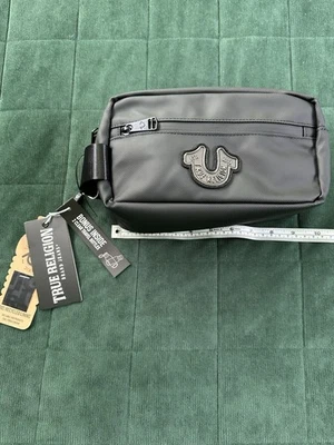 Bolsa de viagem True Religion masculina preta | Style Rain TR104495 | Nova com etiquetas  - Imagem 1 de 4
