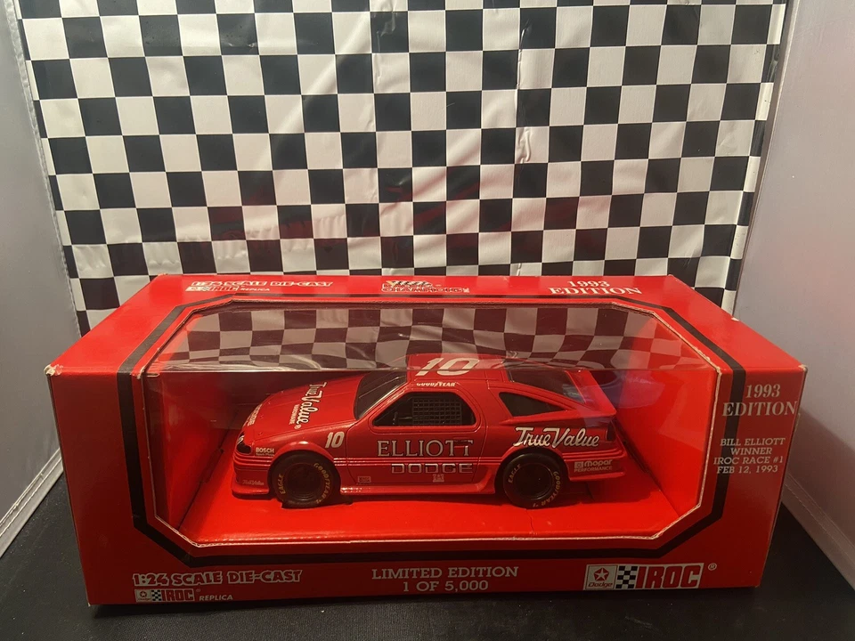 Racing Champions 1993 ganador IROC Race #1 #10 Bill Elliott valor real 1:24 Foto 1 de 4