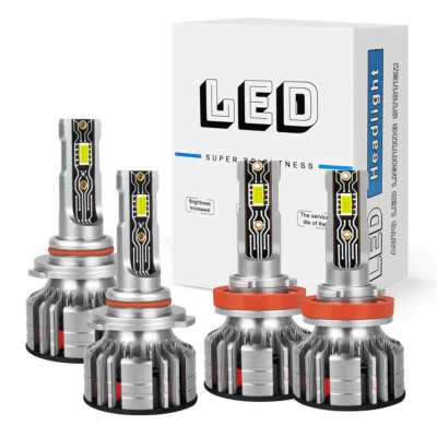 For Honda	BR-V	2018-2019 LED Headlight Bulbs High&Low Beam Kit - Image 1 of 4