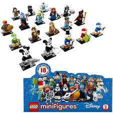 LEGO 71024 - LEGO MINIFIGURES SERIE DISNEY 2 COMPLETA scegli il tuo personaggio